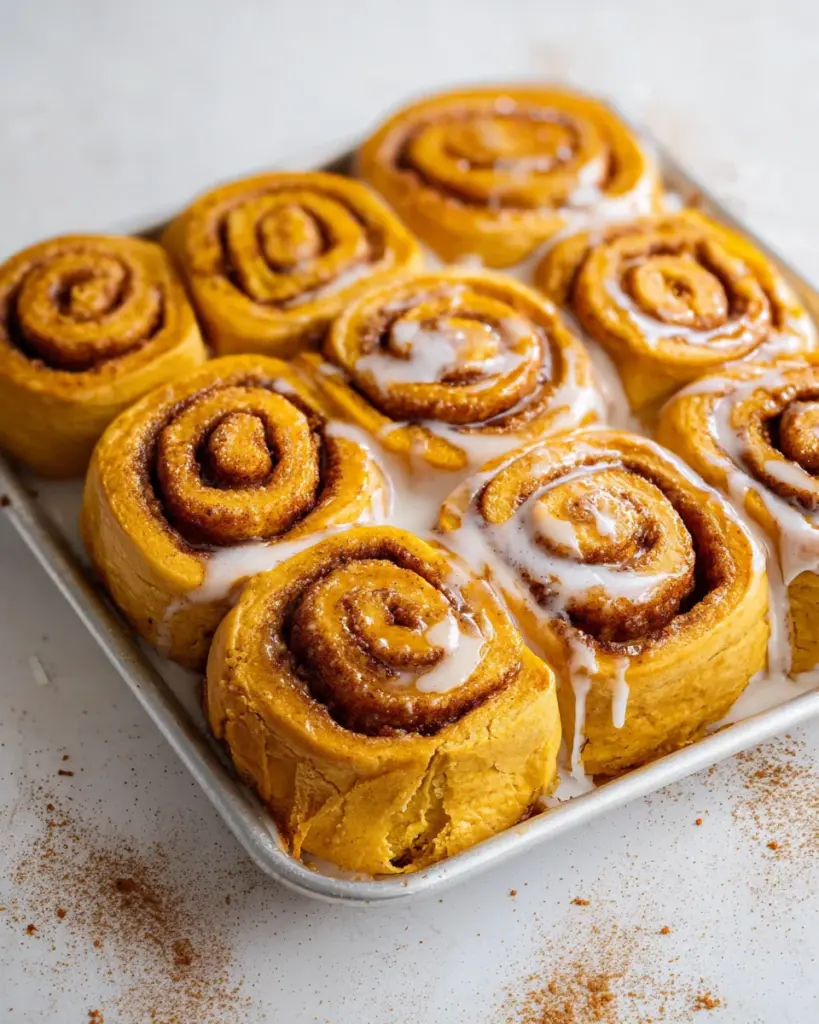 Pumpkin Cinnamon Rolls