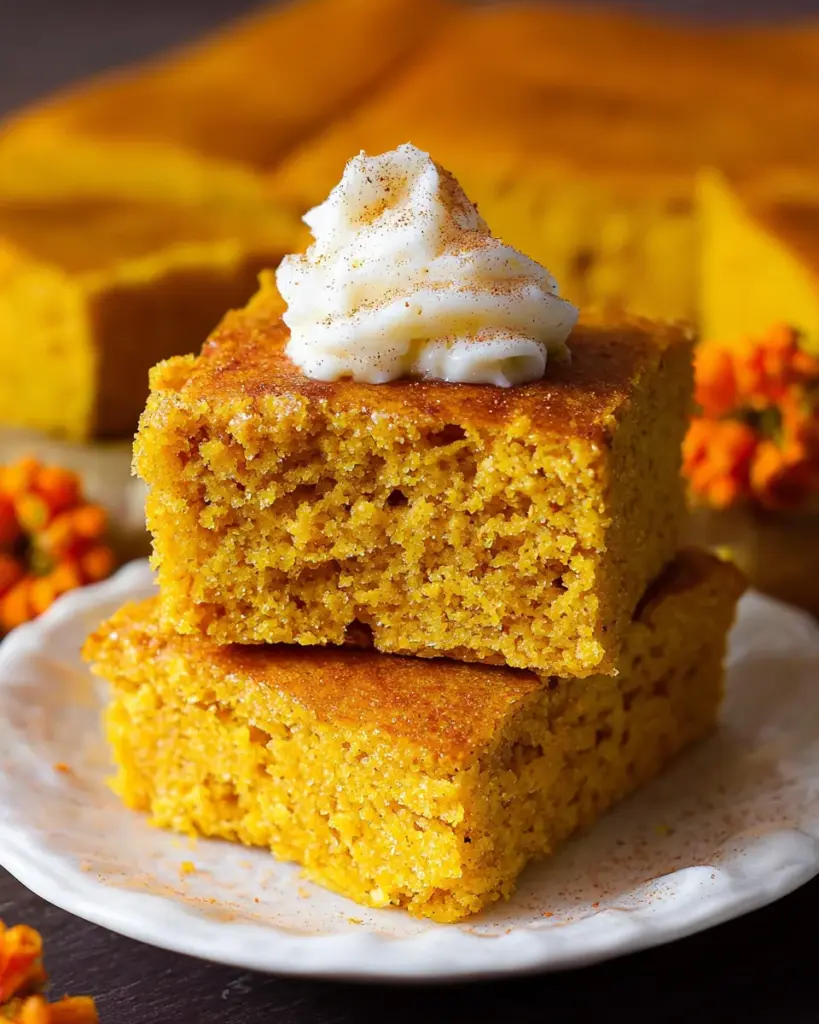 Pumpkin Cornbread {with Cinnamon Honey Butter}