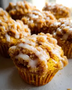 Pumpkin Crumb Cake Muffins