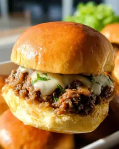 Slow Cooker French Dip Sloppy Joes
