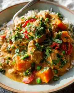 Slow Cooker Thai Peanut Chicken