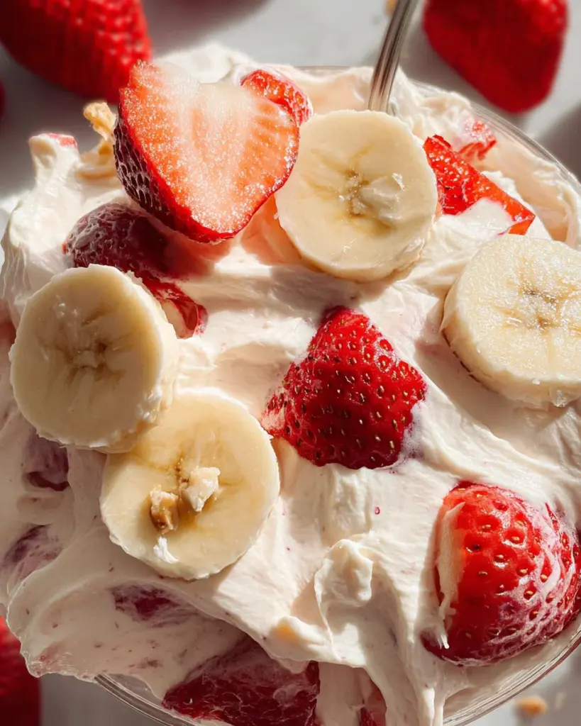 Strawberry Banana Cheesecake Salad
