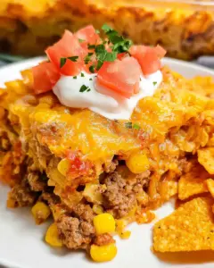 Taco Doritos Casserole