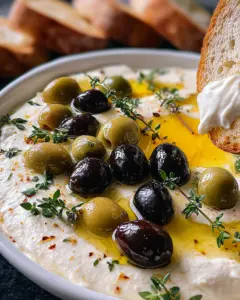 Whipped Feta & Roasted Olives Recipe