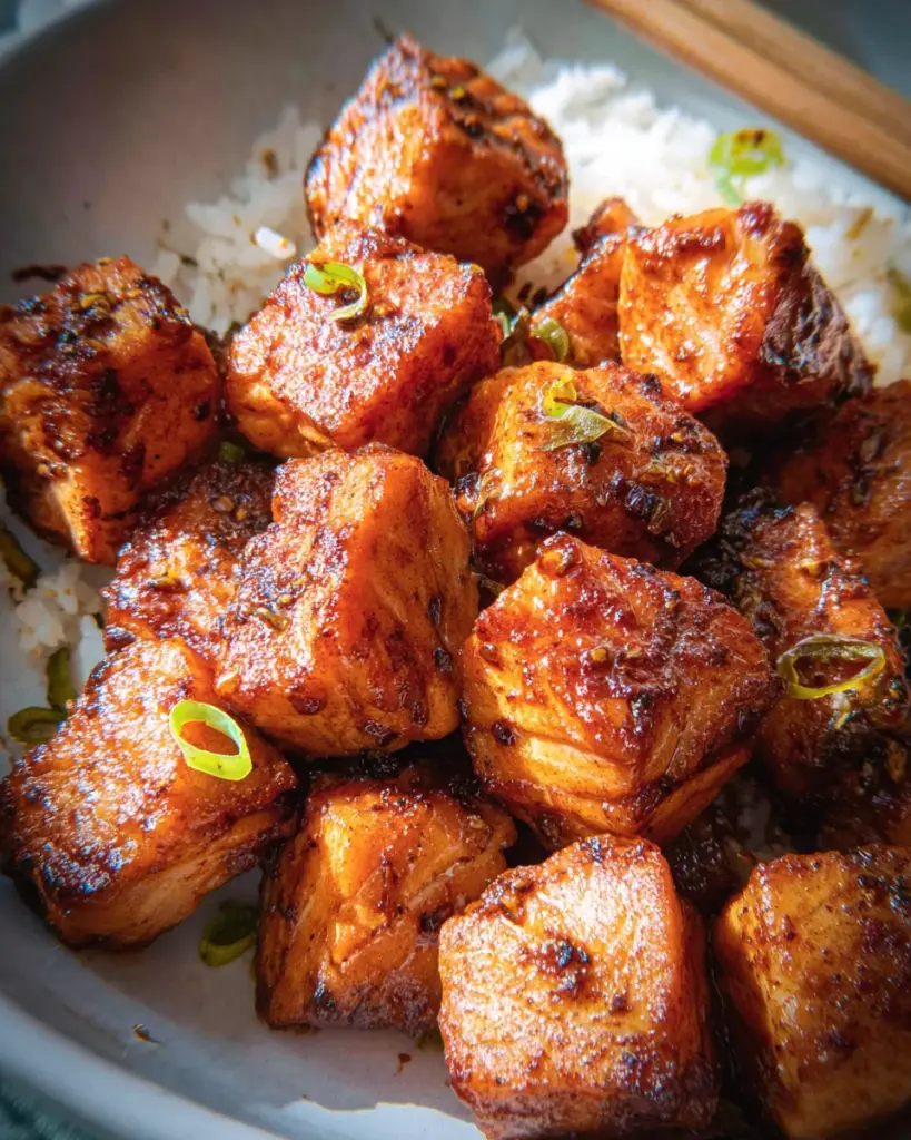 Air Fryer Salmon Bites