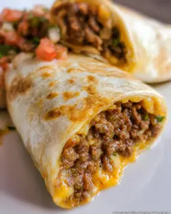 Beef and Cheese Burritos