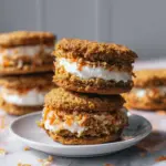 Carrot Cake Cookie Sandwiches