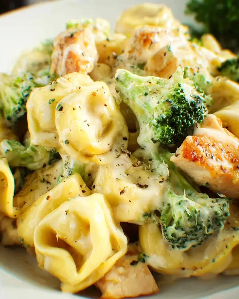 Cheesy Chicken Broccoli Tortellini