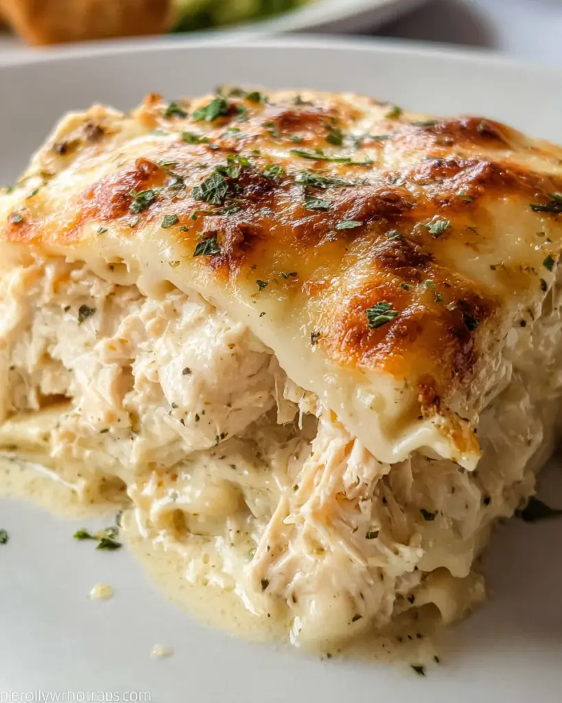 Chicken Alfredo Lasagna