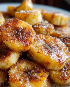 Crispy Cinnamon-Spiced Bananas