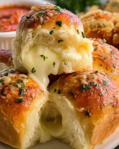 Easy Garlic Cheese Bombs