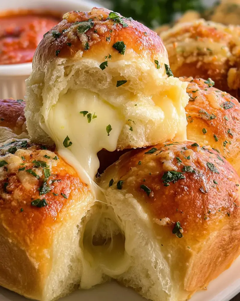 Easy Garlic Cheese Bombs