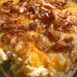 French Onion Chicken Hashbrown Casserole