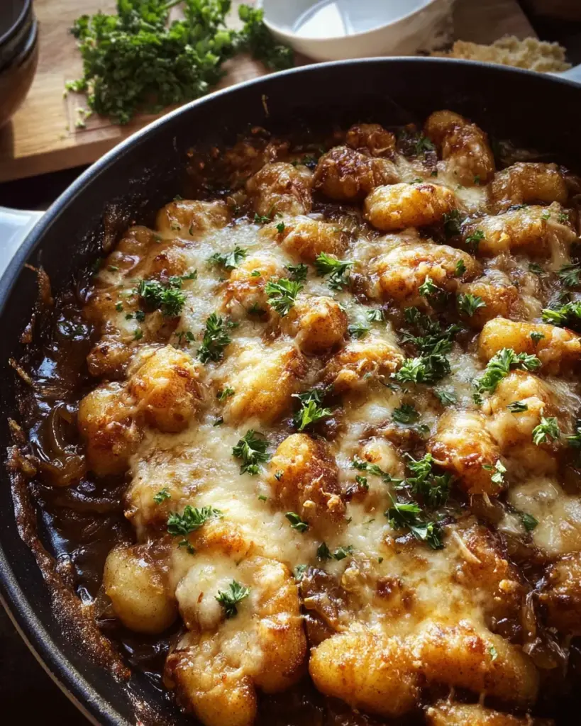 French Onion Gnocchi
