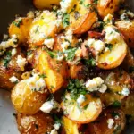 Greek Roast Potatoes With Lemon And Feta