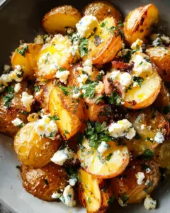 Greek Roast Potatoes With Lemon And Feta