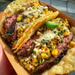 Grilled Elote Steak Tacos