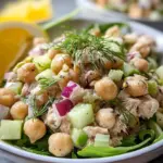 Healthy Tuna Garbanzo Bean Salad