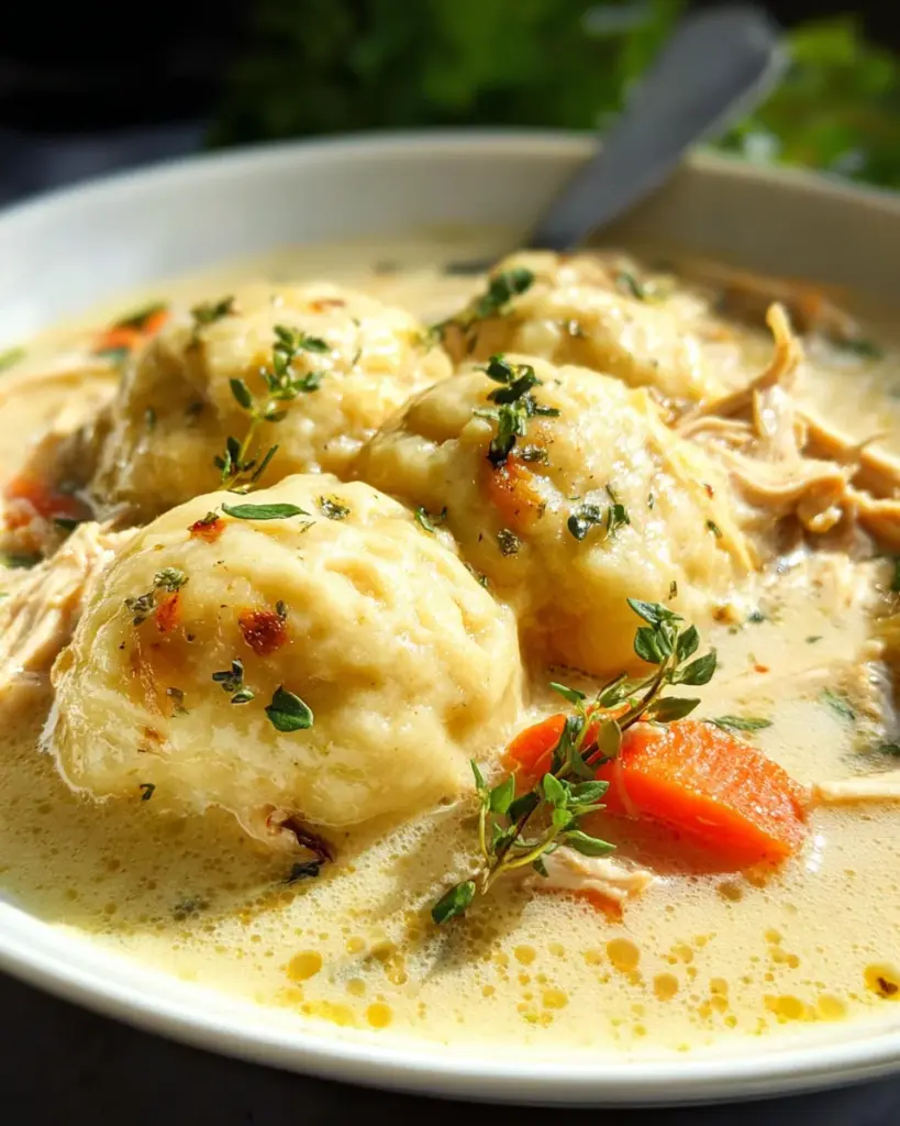 Homemade Chicken and Dumplings Recipe
