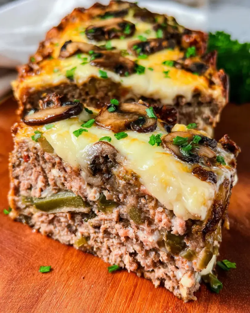 Philly Cheesesteak Meatloaf