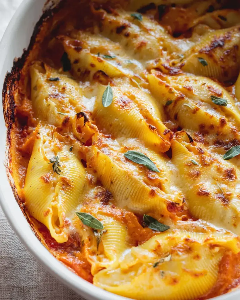 Pumpkin Ricotta Stuffed Shells