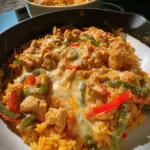 Queso Chicken Fajita Skillet