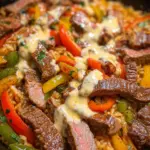 Queso Steak Fajita Skillet