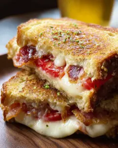 Roasted Garlic Grilled Cheese
