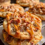 Salted Caramel Toffee Cookies!