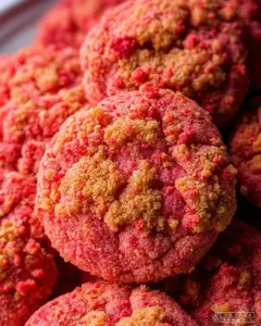 Strawberry Crunch Cookies