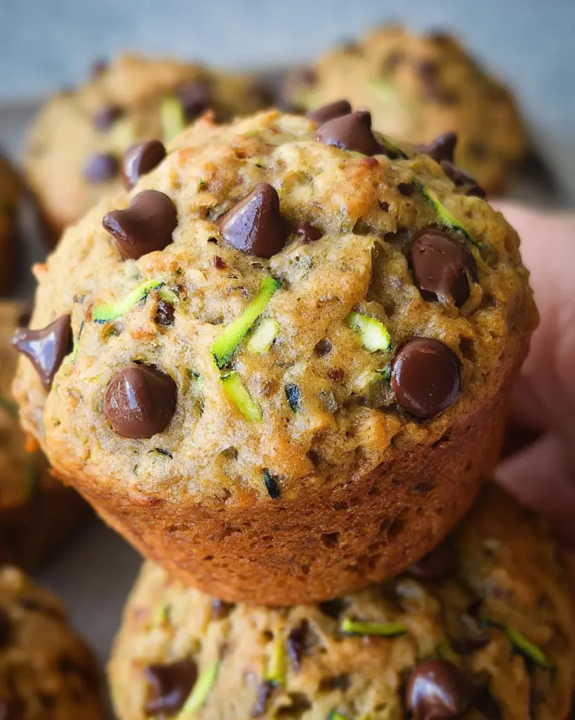 Zucchini Chocolate Chip Muffins