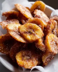 Air Fryer Cinnamon Banana Chips
