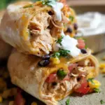 Air Fryer Southwest Chicken Burritos