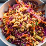Asian Slaw with Sesame Ginger Dressing