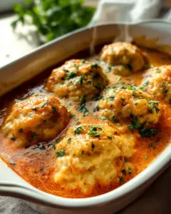 Best Tomato Soup with Cheddar Bay Dumplings