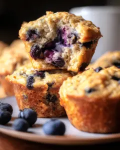Blueberry Oatmeal Muffins