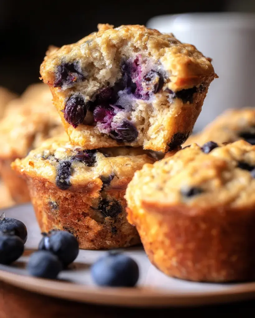 Blueberry Oatmeal Muffins