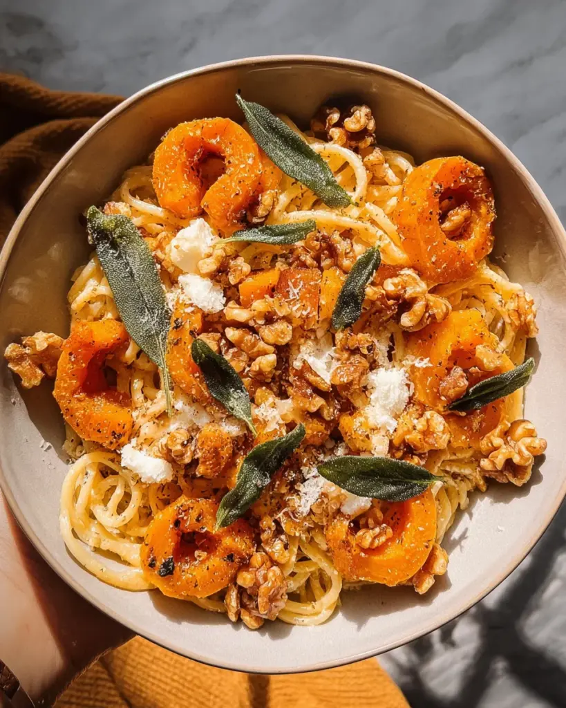 Butternut Squash Pasta with Sage