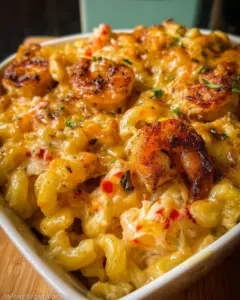 Cajun Shrimp and Crab Mac and Cheese