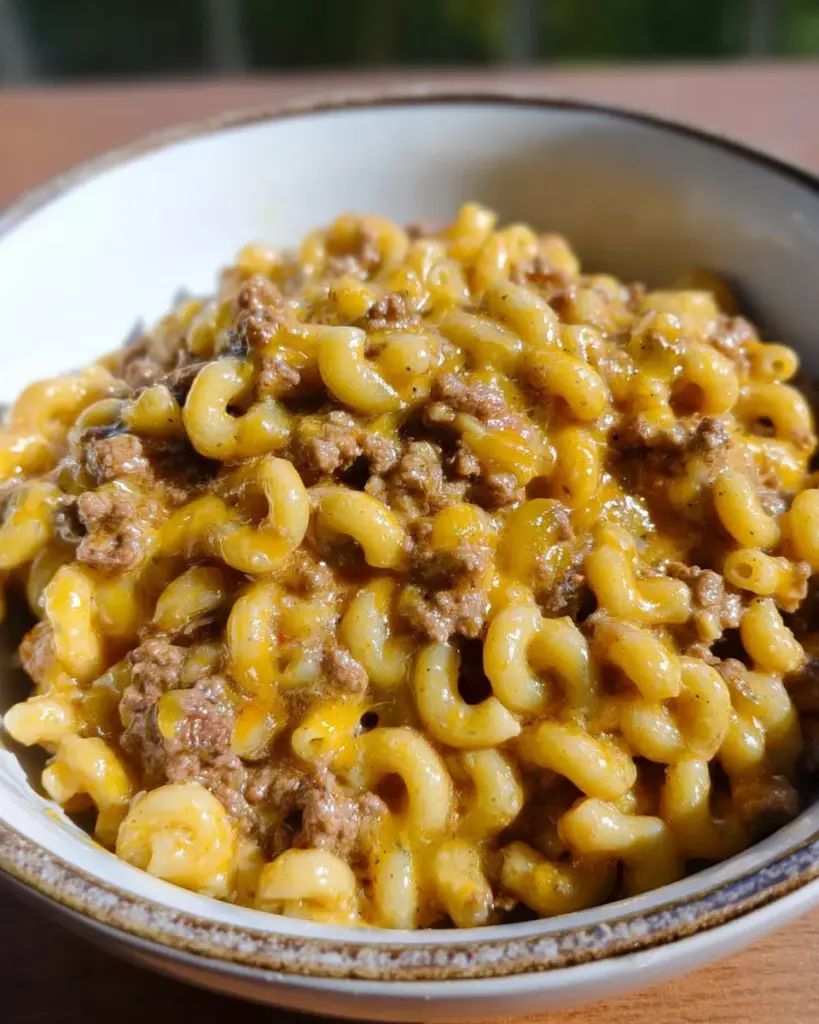 Cheeseburger Macaroni in the Instant Pot