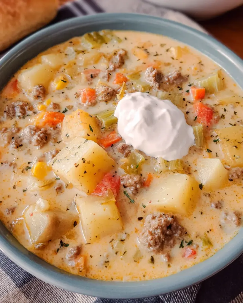 Cheeseburger Soup