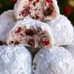 Cherry Snowball Cookies