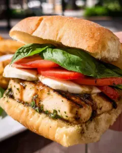 Chicken Caprese Sandwich