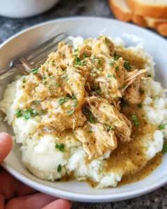 Chicken and Gravy (over mashed potatoes)