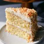 Coconut Cream Cake with Coconut Cream Cheese Frosting