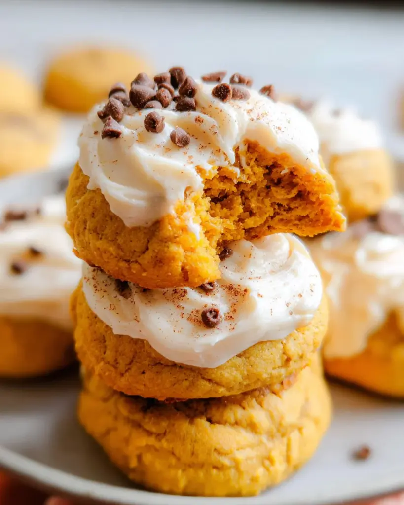 Copycat Crumbl Pumpkin Cake Cookies