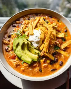 Creamy Chicken Tortilla Soup