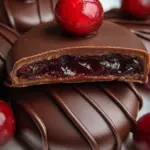 Dark Chocolate Covered Cranberry Sauce Bites