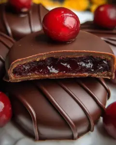 Dark Chocolate Covered Cranberry Sauce Bites