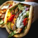 Easy Chicken Gyros & Tzatziki Sauce